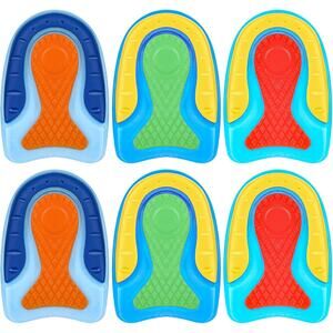 New Janmercy 3 Pack Kids Size 3-7 Heel Cup Heel Pain Sensitive Spur Shoe Inserts